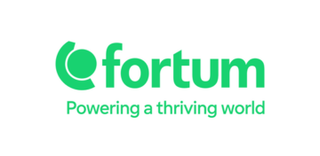 Picture of Fortum logo. Logo tagline reads: Powering a thriving world