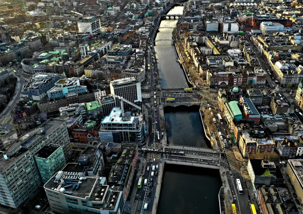 Picture of Dublin city.