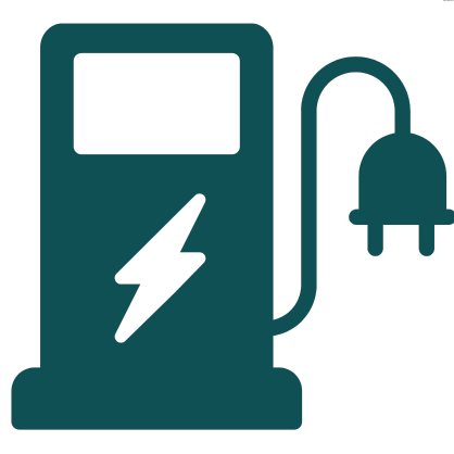 Picture of EV charger icon.