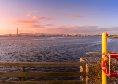 Picture of Poolbeg, Dublin.