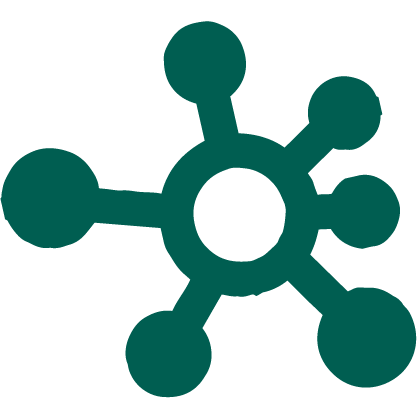 Icon of a network