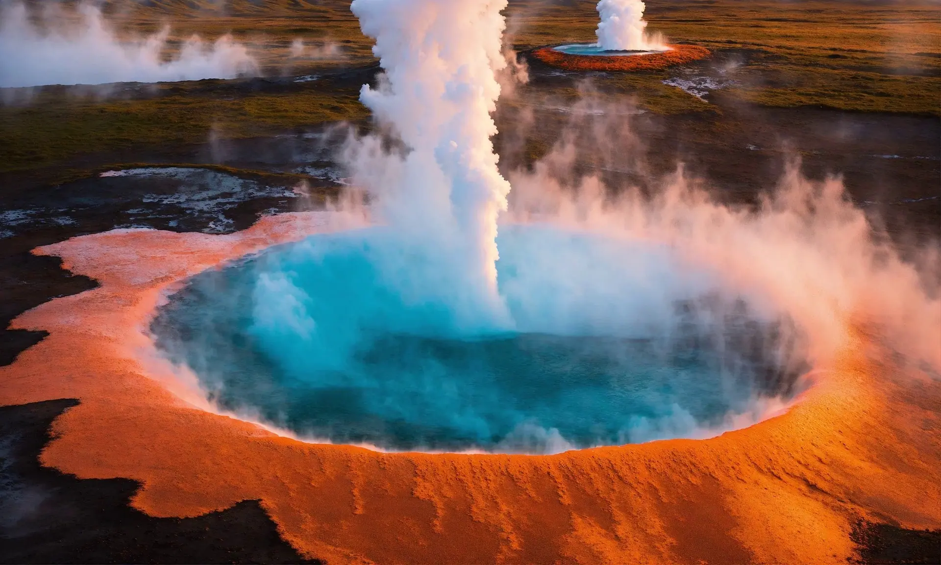 Picture of geothermal energy.